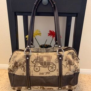 SOLD Coach 15616 Ashley Horse & Carriage Shoulder